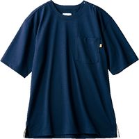 住商モンブラン ワイドTシャツ 兼用 半袖 ネイビーOV2512-9_3L（直送品）