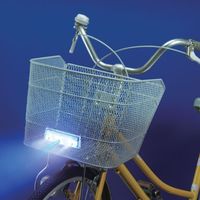 前カゴ用3LEDスリムサイクルライト AHA4206 旭電機化成（直送品）