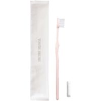 フィード アメニティ 日本製歯ブラシ（ID-00） チューブ3g付 ピンク 1箱（1400本入） 80504010-PK（直送品）