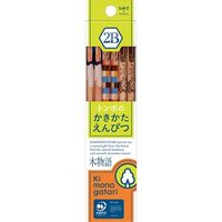 トンボ鉛筆 かきかた鉛筆F木物語02黄緑2B KB-KF02-2B 1ダース（直送品）