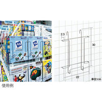 中日販売（Chunichi） フック式カタログスタンド 5個入 5684 1個（5個） 63-2876-62（直送品）