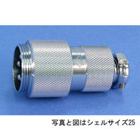 七星科学研究所 メタルコンセント NCS258AD 1個 63-3166-07（直送品）