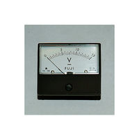 富士計測器 パネルメーター アナログ電圧計 DC15V FA38BDC15V 1個 63-3173-40（直送品）