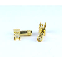 GB SMAコネクター SMA-J（横向キ） GB-SMAJ-PCBL 1個 63-3126-80（直送品）