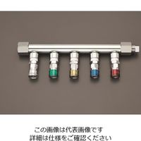 エスコ（esco） Rc 3/4”/5連 エアー配管分岐カップリング 1個 EA140DL-151A（直送品）