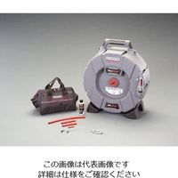 エスコ φ8mmx21m 電ドル式排水管清掃機(フレックスシャフト) EA340RZ-2 1台（直送品）