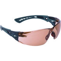 ブッシュネル bolle 二眼型保護メガネ(フィットタイプ) ラッシュプラス ブラックxグレー トワイライト 1662310ABG 1個（直送品）