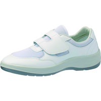 ミドリ安全 男女兼用 静電作業靴 エレパス NU403 ホワイト 24.0cm NU403-24.0 1足 149-3680（直送品）