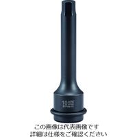 京都機械工具 KTC 12.7sq. インパクトレンチ用ヘキサゴンレンチ 対辺寸法10mm 全長100mm BTP4M-10P 1個 160-9570（直送品）