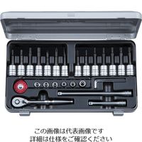 京都機械工具 T型トルクスビットソケットレンチセット