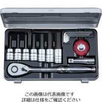 京都機械工具 TBT415HX (12.7SQ) ヘキサゴンビットソケットレンチセット 1セット（直送品）