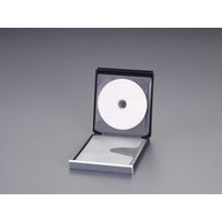 エスコ 156x19x140mm CD/DVD/BD(8枚/ブラック) EA762EE-141 1セット(4個)（直送品）