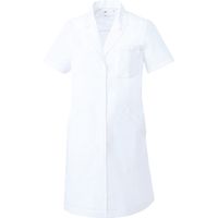 チトセ ドクターコート（半袖） 女性用 ホワイト M MZ-0221（取寄品）