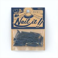 NAILIT釘#17×19 100本袋入りネイビー NF10022 1セット 若井産業（直送品）