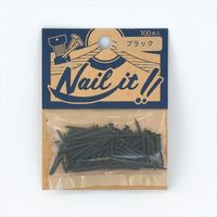 NAILIT釘#17×19 100本袋入りブラック NF10026 1セット 若井産業（直送品）