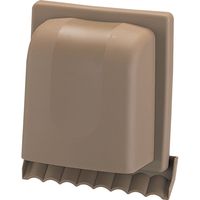 高須産業 パイプフード 樹脂製 長丸形 （標準壁・薄壁兼） WP-100B ブラウン（直送品）