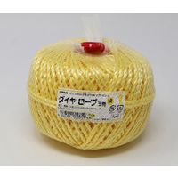新潟エースロープ ダイヤロープ 黄 25080004（直送品）