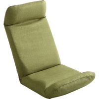 ホームテイスト Calmy-カーミー リクライニングチェア 座椅子 アップスタイル タスクグリーン（GE） SH-07-CAY-U 1台（直送品）