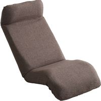 ホームテイスト Calmy-カーミー リクライニングチェア 座椅子 ダウンスタイル ダリアンブラウン（BR） SH-07-CAY-D 1台（直送品）