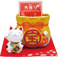 【ギフト包装】 招き猫宝くじ入れ 018-0226（直送品）