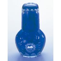 花切子 冠水瓶 ルリ HN-40BL 700cc ガラス製 7533700 大塚硝子店（取寄品）