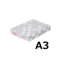 アスクル カラーペーパー A3 ピンク 1冊（500枚入）（わけあり品）