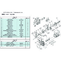 ULVAC GLD-280/280A/280B用メンテナンスキット