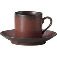 金正陶器 コーヒー碗（緋朱）（ノーブルホワイト）※カップ（碗）のみ