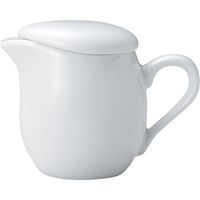 金正陶器 ピッチャー -碗皿シリーズ-クリーマー フタ 47000971 1セット（6個）（直送品）