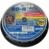 磁気研究所 BD-R 録画/DATA共用 6倍速 スピンドル10枚 HDBDR130RP10 10個（直送品）