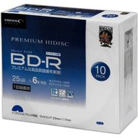 磁気研究所 BD-R 録画/DATA共用 6倍速 スリムケース HDVBR25RP10SC 1包装(10枚入)
