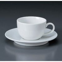 アースモス 美濃焼 カップ＆ソーサー パール紅茶碗皿 [220cc] （6個入）（直送品）