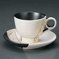 アースモス 美濃焼 和風コーヒーカップ 古式祥瑞コーヒー碗皿 [210cc] （3個入）（直送品）