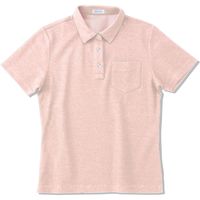 ヤギコーポレーション 半袖ポロシャツ レディス ピンク LL NW8045（取寄品）