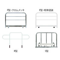 高田ベッド製作所 F型ベッドガード(粉体塗装) 幅60×高さ42cm TB-27-02 1個 62-8625-29（直送品）