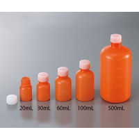 馬野化学容器 規格外用瓶 60mL 茶/白 1-28 1ケース(200本) 63-1377-73（直送品）