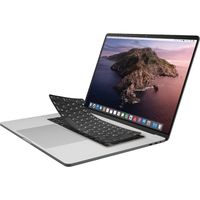 エレコム キーボードカバー/シリコン/MacBook Pro/16inch/半透明/ブラック PKS-MBP16BK 1個