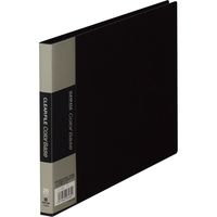 キングジム クリアーファイル　カラーベース　20P A5ヨコ 黒 115ECクロ 1セット（2冊）（直送品）