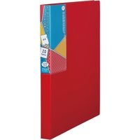 キングジム クリアファイル コレクション 収納ファイル A4変形 赤 193RYアカ 1セット（2冊）