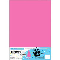 ONカラー八つ切 380×265mm 100枚 もも ON8-S03 1冊 エヒメ紙工（直送品）