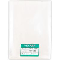 OPP袋 195×280mm 40μ フタなし 100枚入 TY195-280 5パック エヒメ紙工（直送品）