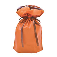 ササガワ 巾着袋 オレンジ 中 １Ｐ 50-4463 1セット：5枚 【1枚袋入×5枚袋入】（取寄品）