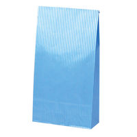 ササガワ ギフトバッグ 角底袋２０Ｐ ブルー 50-4711 1セット：100枚 【20枚袋入×5冊袋入】（取寄品）