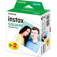 【チェキフイルム】富士フイルム チェキスクエア用フィルム instax SQUARE INSTAX SQUARE WW 2 10枚入×2（20枚）（わけあり品）