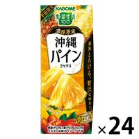 カゴメ 野菜生活100 濃厚果実 沖縄パインミックス 195ml 1箱（24本入）