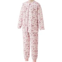 ケアファッション フルオープンパジャマ　01803-04　ピンク　S 1枚　【介護用衣類】介援隊カタログ（直送品）