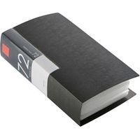 バッファロー ＣＤ＆ＤＶＤファイルケース　ブックタイプ　７２枚収納　ブラック BSCD01F72BK 1個（直送品）