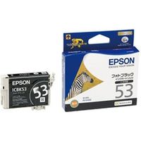 エプソン（EPSON） 純正インク ICBK53 フォトブラック 1個（直送品）