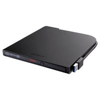 バッファロー USB3.1（Gen1）ポータブルDVDドライブ 書込みソフト添付 ブラック DVSM-PTV8U3-BKA 1台