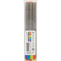 寺西化学工業 水性筆ペン　ラッション　プチ　ブラッシュ　6色セット　ネオン MRPB-6NE 2個（直送品）